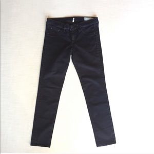 Rag and Bone midnight blue denim leggings size 29